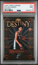 Dylan Harper #D-2 Rookie Card 2025-26 Topps Chrome Basketball Destiny