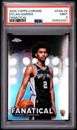 Dylan Harper #FAN-22 Rookie Card 2025-26 Topps Chrome Basketball Fanatical