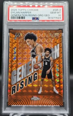 Dylan Harper #GR-2 Rookie Card 2025-26 Topps Chrome Basketball Generation Rising