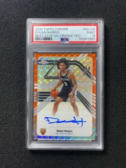 Dylan Harper #NS-DH Rookie Card 2025-26 Topps Chrome Basketball Next Stop Signatures
