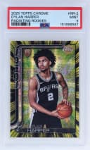 Dylan Harper #RR-2 Rookie Card 2025-26 Topps Chrome Basketball Radiating Rookies