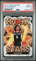 Dylan Harper #RS-17 Rookie Card 2025-26 Topps Chrome Basketball Rock Stars