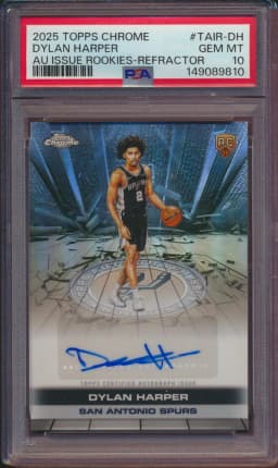 Dylan Harper #TAIR-DH Rookie Card 2025-26 Topps Chrome Basketball Topps Autograph Issue Rookies