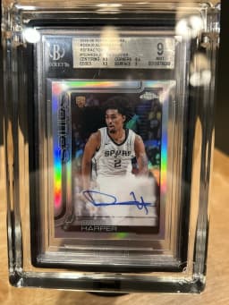 Dylan Harper #TCAR-DH Rookie Card 2025-26 Topps Chrome Basketball Topps Chrome Autographs Rookies