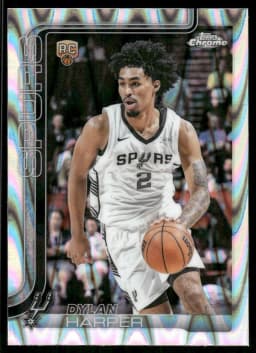 Dylan Harper #UV-12 Rookie Card 2025-26 Topps Chrome Basketball Ultra Violet