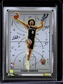 Dylan Harper #XW-9 Rookie Card 2025-26 Topps Chrome Basketball Xs And Whoas
