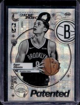Egor Dëmin #PD-23 Rookie Card 2025-26 Topps Chrome Basketball Patented