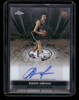 Egor Dëmin #TAIR-ED Rookie Card 2025-26 Topps Chrome Basketball Topps Autograph Issue Rookies