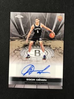 Egor Dëmin #TAUR2-ED Rookie Card 2025-26 Topps Chrome Basketball Topps Autograph Issue Rookies 2