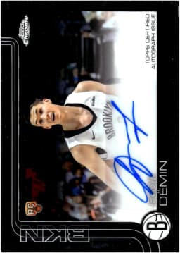 Egor Dëmin #TCAR-ED 2025-26 Topps Chrome Chrome Rookie Autographs