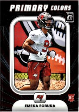 Emeka Egbuka #5 2025 Donruss Optic Rookie Primary Colors