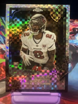 Emeka Egbuka #F15-21 Rookie Card 2025 Topps Chrome Football Fortune 15