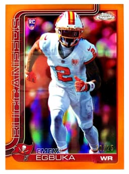Emeka Egbuka #FF-6 Rookie Card 2025 Topps Chrome Football Fanatical