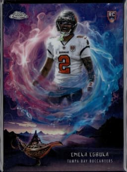Emeka Egbuka #GG-16 Rookie Card 2025 Topps Chrome Football Game Genies