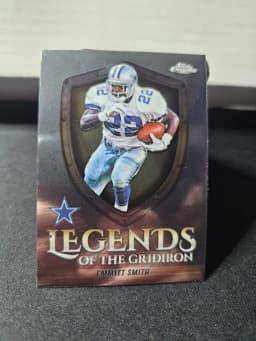 Emmitt Smith #LOG-16 2025 Topps Chrome Football Legends of the Gridiron
