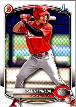 Esmith Pineda #BP-37 2025 Bowman Prospects Sky Blue