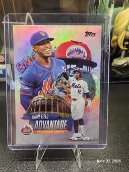 Francisco Lindor #HA-17 2025 Topps Baseball Home Field Advantage