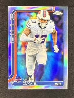 Gabe Davis #142 2025 Topps Chrome Football