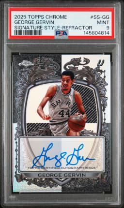George Gervin #SS-GG 2025-26 Topps Chrome Basketball Signature Style