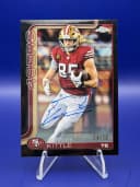 George Kittle #BA-GK 2025 Topps Chrome Football Base Cards Autograph Variation