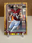 George Kittle #BA-GK 2025 Topps Chrome Football Base Cards Autograph Variation