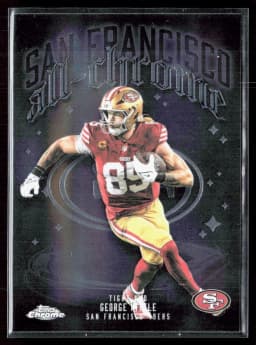 George Kittle #SE-30 2025 Topps Chrome Football Shadow Etch