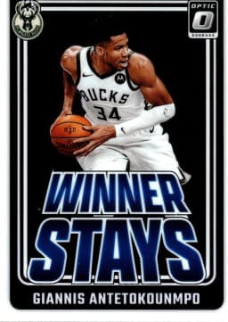 Giannis Antetokounmpo #4 2024-25 Donruss Optic Winner Stays