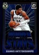 Giannis Antetokounmpo #4 2024-25 Donruss Optic Winner Stays Purple