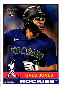 Greg Jones #392 Rookie Card 2025 Topps Heritage
