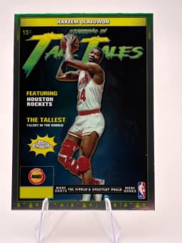 Hakeem Olajuwon #TT-12 2025-26 Topps Chrome Basketball Tall Tales