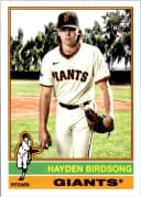 Hayden Birdsong #324 Rookie Card 2025 Topps Heritage