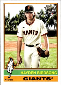 Hayden Birdsong #324 Rookie Card 2025 Topps Heritage