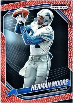 Herman Moore #57 2025 Panini Prizm Black Prizms Football