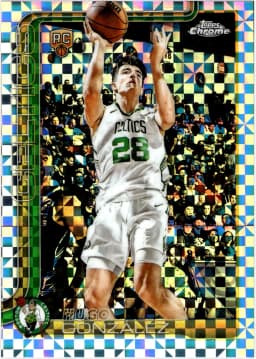 Hugo González #278 Rookie Card 2025-26 Topps Chrome X-Fractor