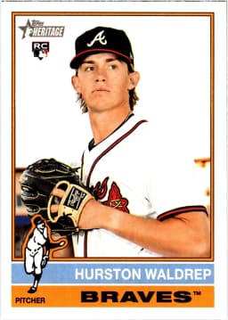 Hurston Waldrep #86 Rookie Card 2025 Topps Heritage