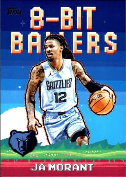 Ja Morant #8B-12 2025-26 Topps 8-Bit Ballers