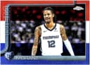 Ja Morant #158 2025-26 Topps Chrome Red White and Blue Refractor
