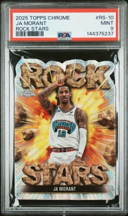 Ja Morant #RS-10 2025-26 Topps Chrome Basketball Rock Stars