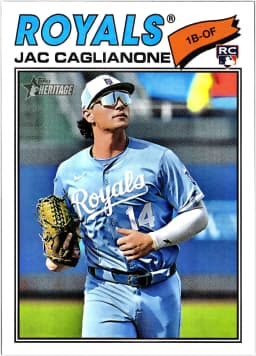 Jac Caglianone #136 Rookie Card 2026 Topps Heritage