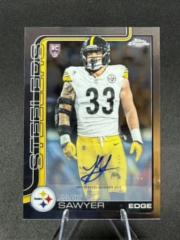 Jack Sawyer #RA-JSA Rookie Card 2025 Topps Chrome Football Rookies Autograph Variation