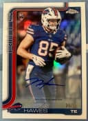 Jackson Hawes #RA-JH Rookie Card 2025 Topps Chrome Football Rookies Autograph Variation