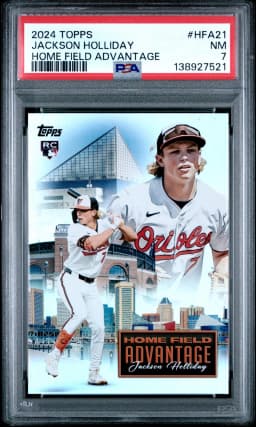 Jackson Holliday #HFA-21 2024 Topps Update Series Baseball Home Field Advantage