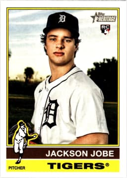Jackson Jobe #389 Rookie Card 2025 Topps Heritage