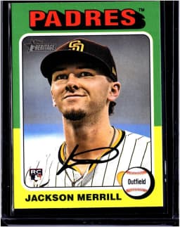 Jackson Merrill #689 Rookie Card 2024 Topps Heritage