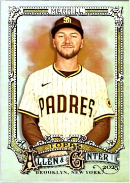Jackson Merrill #108 2025 Topps Allen & Ginter Silver Portrait
