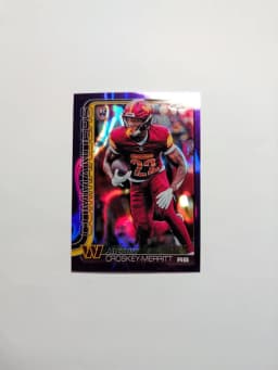Jacory Croskey-Merritt #RA-JCM Rookie Card 2025 Topps Chrome Football Rookies Autograph Variation