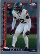 Jahdae Barron #359 Rookie Card 2025 Topps Chrome Football