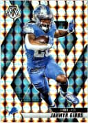Jahmyr Gibbs #103 2025 Panini Mosaic Mosaic No Huddle Silver