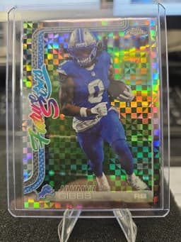Jahmyr Gibbs #FS-10 2025 Topps Chrome Football Future Stars