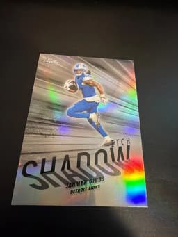 Jahmyr Gibbs #SE-13 2025 Topps Chrome Football Shadow Etch